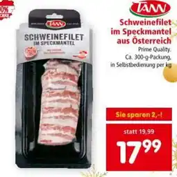 Interspar Schweinefilet im Speckmantel aus Österreich Angebot