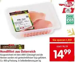 Interspar Hendlfilet aus Österreich Ausgezeichnet Angebot