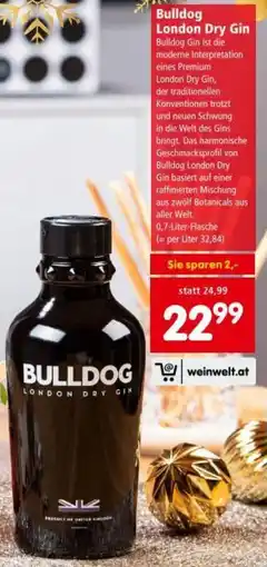 Interspar Bulldog London Dry Gin Angebot