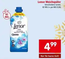 Interspar Lenor Weichspüler Angebot