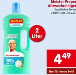 Interspar Meister Proper Allzweckreiniger Angebot
