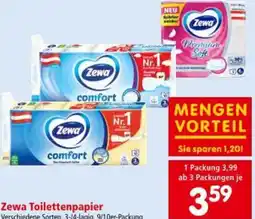 Interspar Zewa Toilettenpapier Angebot