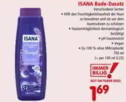 Interspar ISANA Bade-Zusatz Angebot