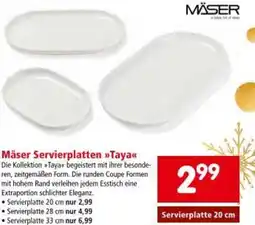 Interspar Mäser Servierplatten Taya Angebot