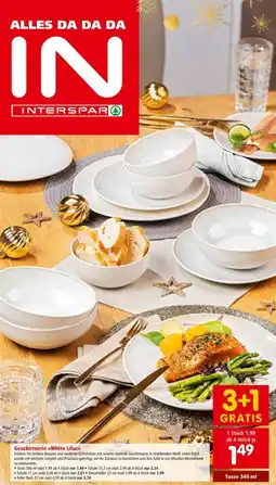 Interspar Geschirrserie White Lilac Angebot