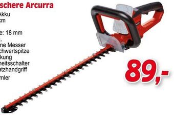 Zgonc Akku-Heckenschere Arcurra Angebot