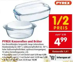 Interspar PYREX Kasserollen und Bräter Angebot
