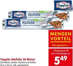 Interspar Toppits Alufolie 50 Meter Angebot