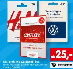 Interspar Die perfekte Geschenkidee Angebot