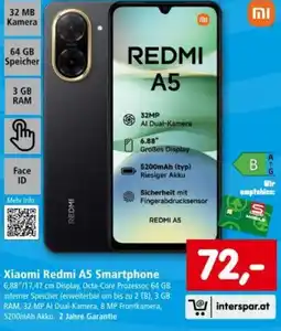 Interspar Xiaomi Redmi A5 Smartphone Angebot