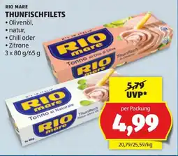 Hofer Rio mare thunfischfilets Angebot