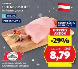 Hofer FairHof Putenbrustfilet Angebot