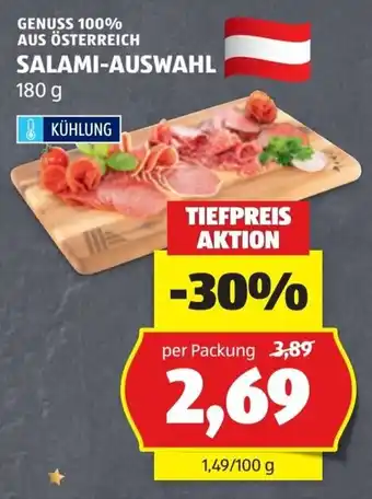 Hofer Salami-Auswahl Angebot