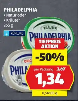 Hofer Kraft Philadelphia Angebot