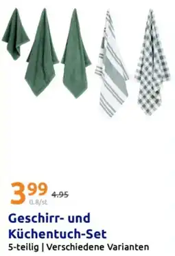 Action Geschirr- und Küchentuch-Set Angebot