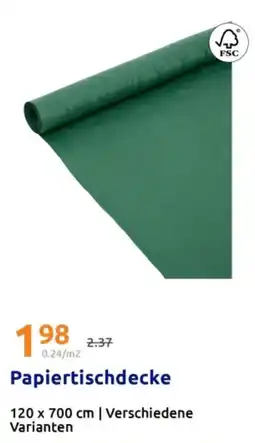 Action Papiertischdecke Angebot