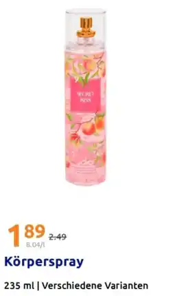 Action Körperspray Angebot