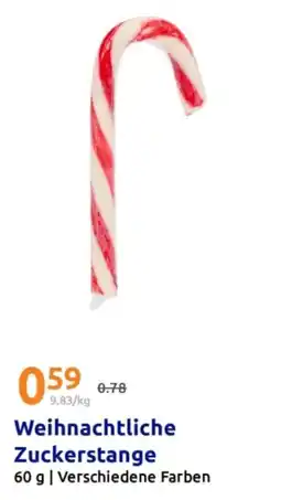 Action Weihnachtliche Zuckerstange Angebot