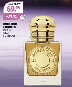 Müller Burberry goddess Angebot
