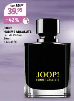 Müller Joop! homme absolute Angebot