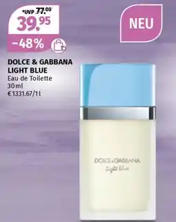 Müller Dolce & gabbana light blue Angebot