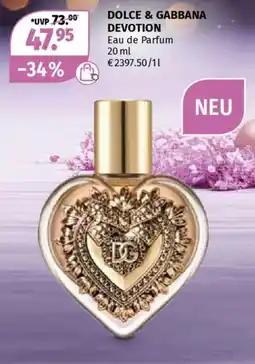 Müller Dolce & gabbana devotion Angebot