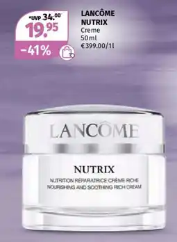 Müller Lancôme nutrix creme Angebot