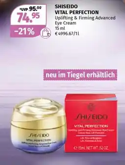 Müller Shiseido vital perfection Angebot