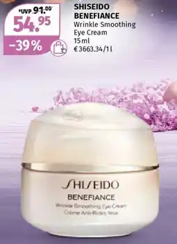 Müller Shiseido benefiance Angebot