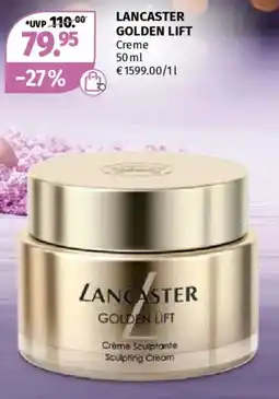 Müller Lancaster golden lift creme Angebot