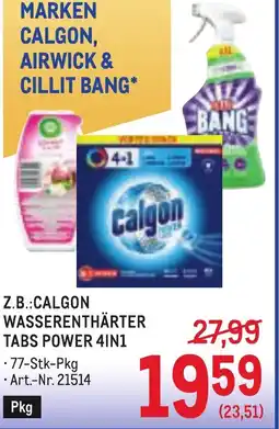 Metro Calgon wasserenthärter tabs power 4in1 Angebot