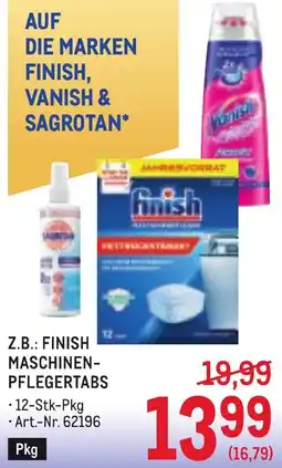 Metro Finish maschinen- pflegertabs Angebot