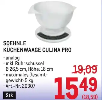 Soehnle küchenwaage culina pro