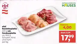 ADEG efef Racletteplatte od. Fondueplatte Angebot