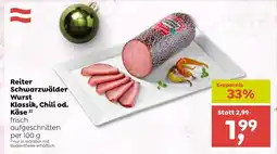 ADEG Reiter Schwarzwälder Wurst Klassik, Chili od. Käse Angebot