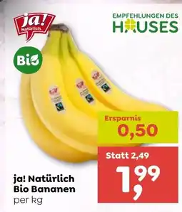 ADEG ja! Natürlich Bio Bananen Angebot