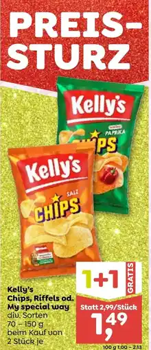 ADEG Kelly's Chips, Riffels od. My special way Angebot