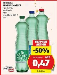 Hofer Mineralwasser Angebot