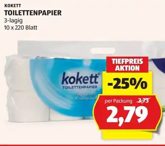 Kokett toilettenpapier