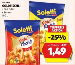 Hofer Soletti goldfischli Angebot