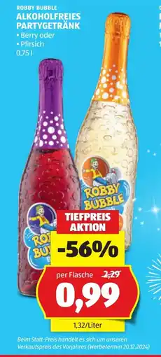 Hofer Robby bubble alkoholfreies partygetränk Angebot