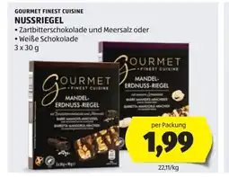 Hofer Gourmet finest cuisine nussriegel Angebot