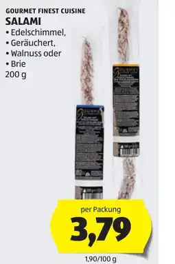 Hofer Gourmet finest cuisine salami Angebot