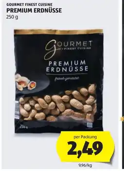 Hofer Gourmet finest cuisine premium erdnüsse Angebot