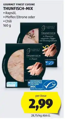 Hofer Gourmet finest cuisine thunfisch-mix Angebot