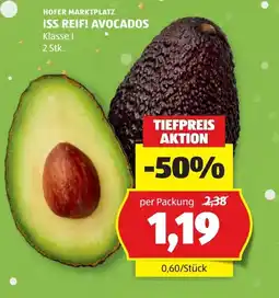 Hofer Hofer marktplatz iss reif! avocados Angebot
