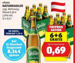 Hofer Gösser naturradler Angebot