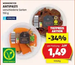 Hofer Wonnemeyer antipasti Angebot