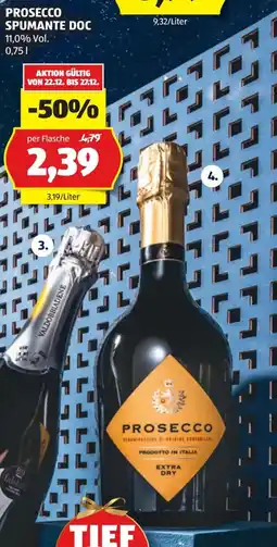 Hofer Prosecco spumante doc Angebot
