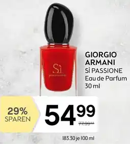 Bipa Giorgio armani sì passione Angebot